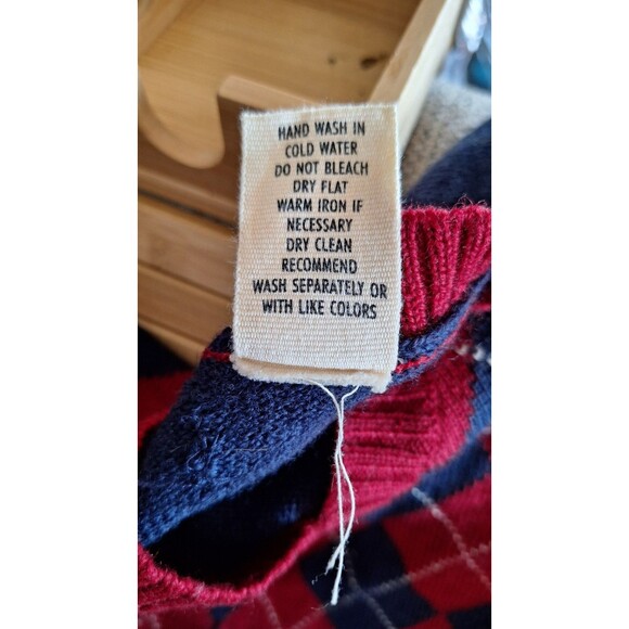 Vintage Phat Farm Crewneck Pullover Sweater Preppy College Plaid Large - Picture 6 of 9